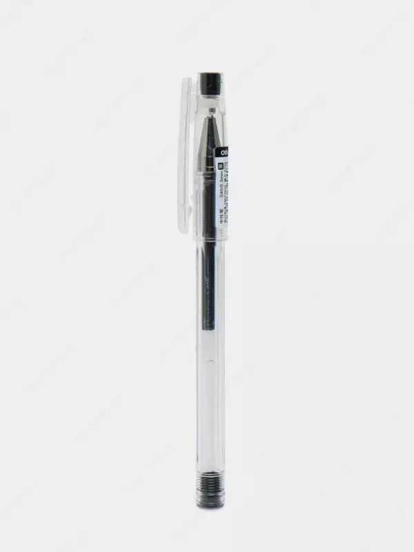 Гелевая ручка "Deli" 0.3 мм, черная (Арт.- 40S)