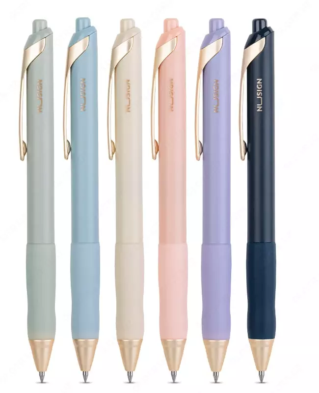 Гелевая ручка Deli "Nusign" 0.7 мм, синяя (Арт.- 666-NS-BL) Ассорти