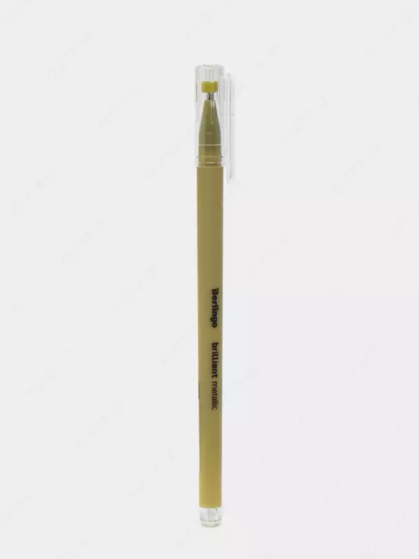 Гелевая ручка Berlingo "Brilliant Metallic" 0.8 мм, металлик (Арт.- CGp_40009) Золотистая