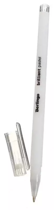 Гелевая ручка Berlingo "Brilliant Pastel" 0.8 мм, белая (Арт.- CGp_60001)