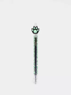 Гелевая ручка MESHU "Cute Paws" 0.3 мм, синяя, стираемые чернила (Арт.- 296396) Ассорти