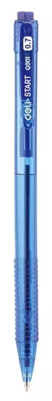 Шариковая автоматическая ручка "Deli Start" 0.7 мм, синяя (Арт.- 00130-EQ)