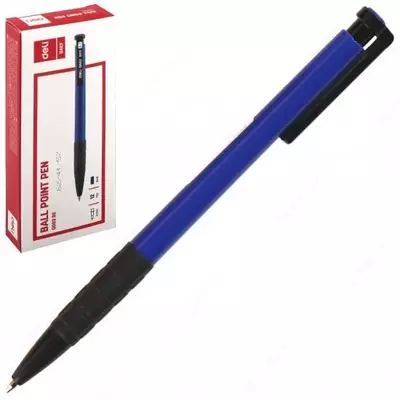 Шариковая автоматическая ручка "Deli Daily" 0.7 мм, синяя (Арт.- 00330-EQ)