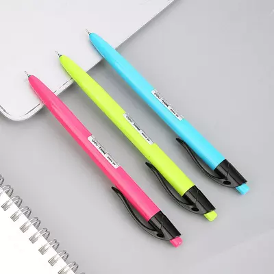 Шариковая автоматическая ручка "Deli" 0.7 мм, синяя (Арт.- 00430-EQ)