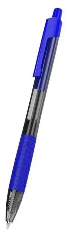 Шариковая автоматическая ручка "Deli Arrow" 0.7 мм, синяя (Арт.- 01930-WQ)