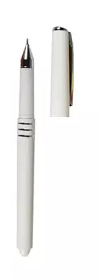 Шариковая ручка "Linc Axo" 0.7 мм, синяя (Арт.- 2592-wt-bl) Белая