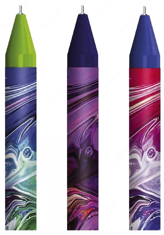 Sharikli qalam Berlingo "Suyuq to'lqin" 0,7 mm, dekor (Art.- CBp_07S02) Assortiment
