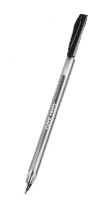 Шариковая ручка "Claro Crafty" 1.0 мм, черная (Арт.- 084-ONE-bk)