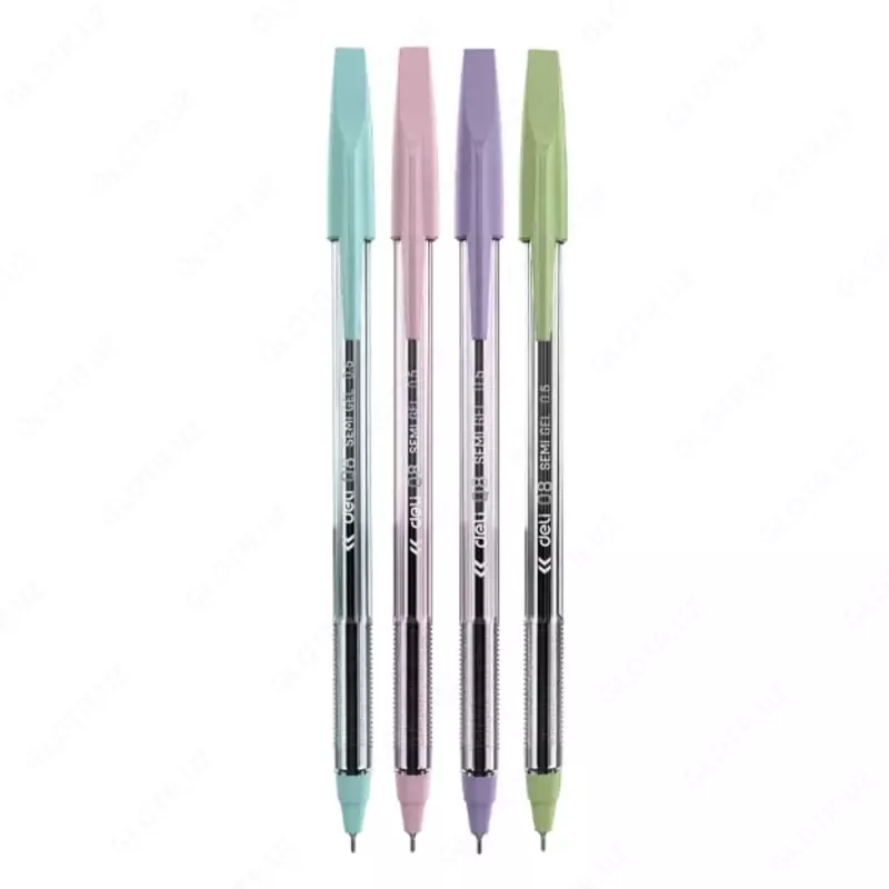 Шариковая ручка "Deli Think" 0.7 мм, синяя (Арт.- 8-EQ-c) Ассорти