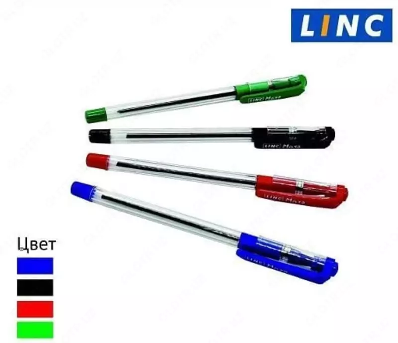 Шариковая ручка Linc "Maxo" 0.7 мм, черная (Арт.- 3010-bk)
