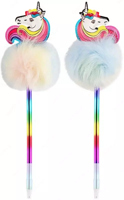 Шариковая ручка MESHU "Rainbow Unicorn" 0.7 мм, синяя (Арт.- MS_73584) Ассорти