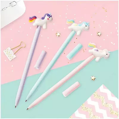 Шариковая ручка MESHU "Unicorn" 0.7 мм, синяя (Арт.- 296375) Ассорти