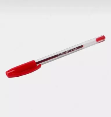 Шариковая ручка Linc "Offix" 1.0 мм, красная (Арт.- 1500rd) Прозрачная