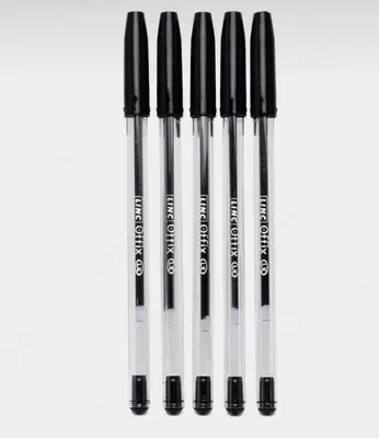 Шариковая ручка Linc "Offix" 1.0 мм, черная (Арт.- 1500bk) Прозрачная