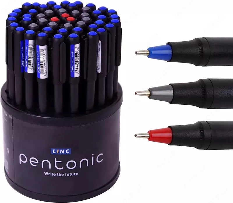 Шариковая ручка "Linc Pentonic" 0.7 мм, красная (Арт.- 7024rd-disp40)