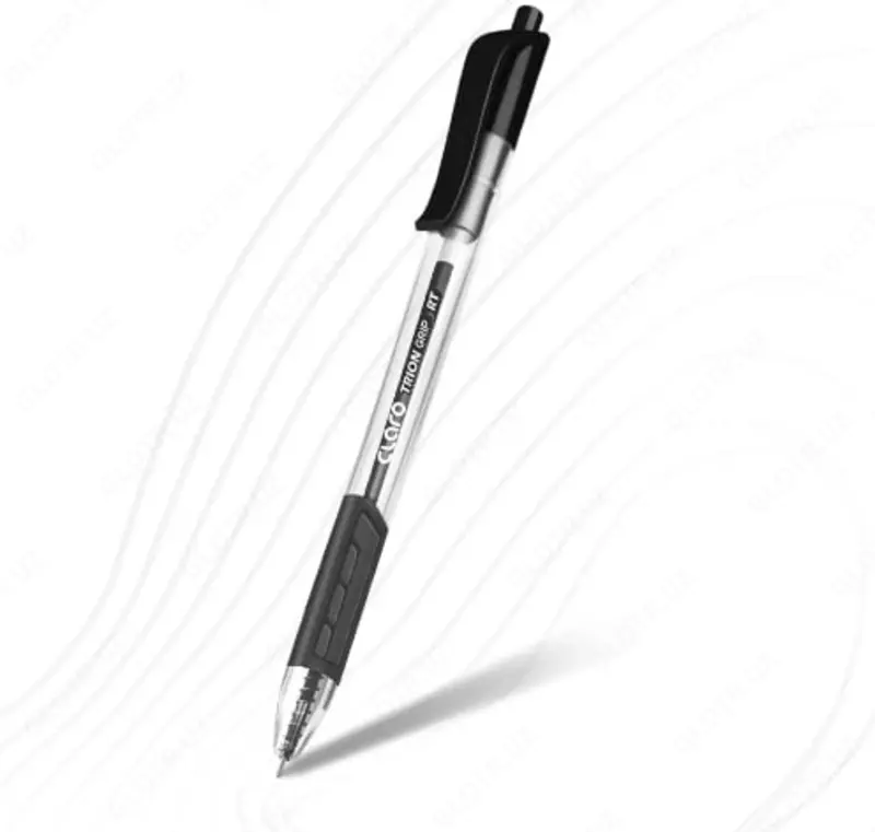 Шариковая автоматическая ручка Claro "Trion Grip RT" 1.0 мм, черная (Арт.- 011-TRT-bк)