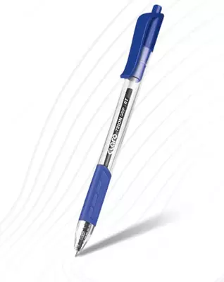Шариковая автоматическая ручка Claro "Trion Grip RT" 1.0 мм, синяя (Арт.- 011-TRT-bl)