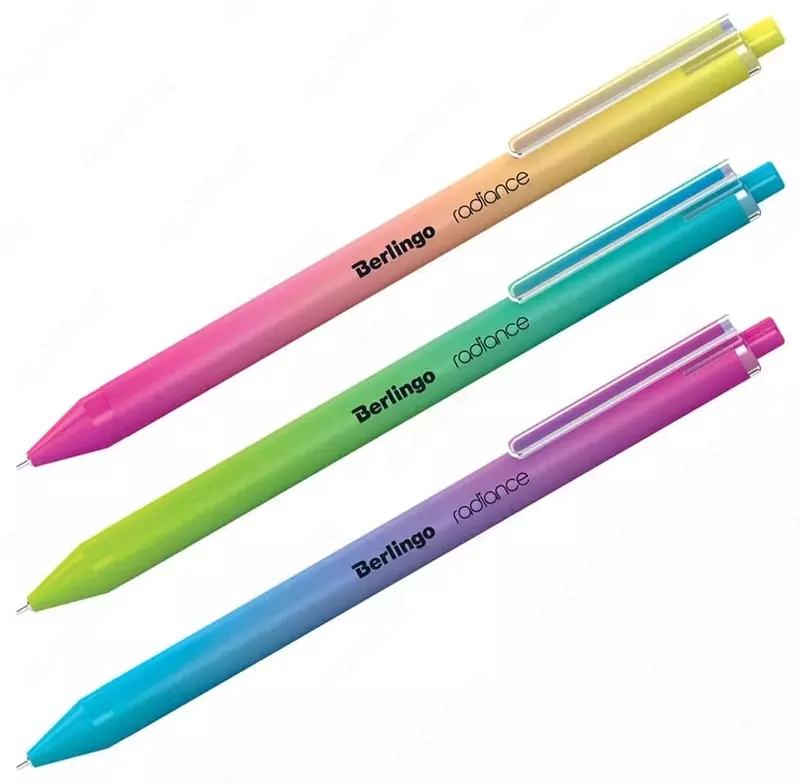 Шариковая автоматическая ручка Berlingo "Radiance" 0.7 мм, синяя (Арт.- CBm_07752) Ассорти