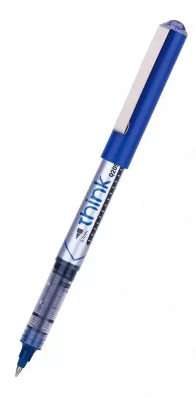 Ручка-роллер "Deli THINK" синяя 0.7 мм (Арт.- 20530-EQ)