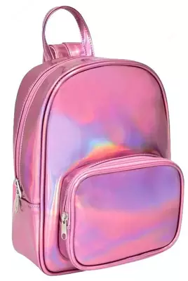 Рюкзак для девочки Феникс+ "Розовый металлик" 29 х 22 х 10 см, одно отделение (Арт. - 46436)