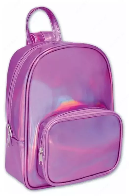 Рюкзак для девочки Феникс+ "Малиновый металлик" 29 х 22 х 10 см, одно отделение (Арт. - 46439)