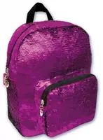 Рюкзак для девочки Феникс+ "Малиновые пайетки" 30 х 25 х 8 см