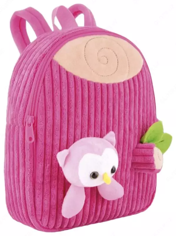 Рюкзак для девочки Феникс+ "Совенок" 28 х 24 х 8 см, одно отделение (Арт. - 43456) Розовый