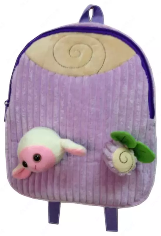 Рюкзак для девочки Феникс+ "Барашек" 28 х 24 х 8 см, одно отделение (Арт. - 43454) Сиреневый