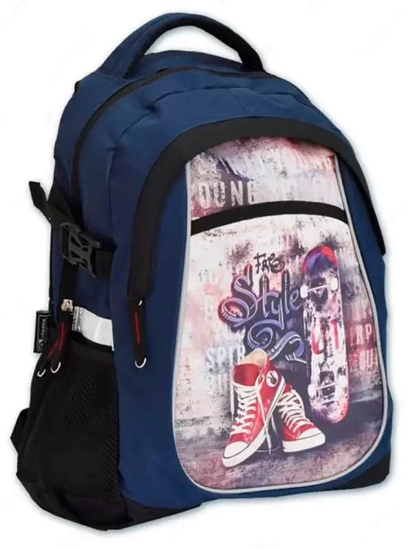 Школьный Рюкзак Феникс "Скейтборд" 43 x 30 x 19 см (Арт. - 46207) Ассорти