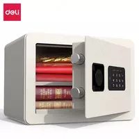 Металлический сейф для документов "Deli" кодовый (Арт. - 33515-wt) Белый