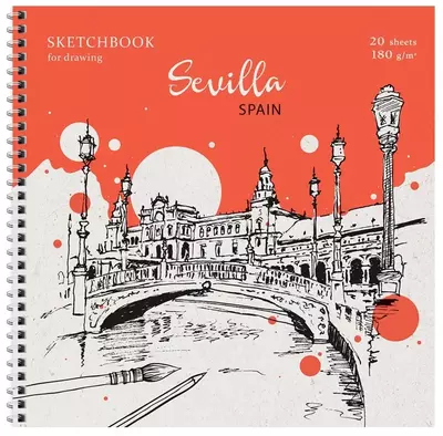 Блокнот - Скетчбук для акварели ArtSpace "Countries" (20 листов) Арт. - Сак20грг_38352