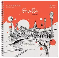 Блокнот - Скетчбук для акварели ArtSpace "Countries" (20 листов) Арт. - Сак20грг_38352