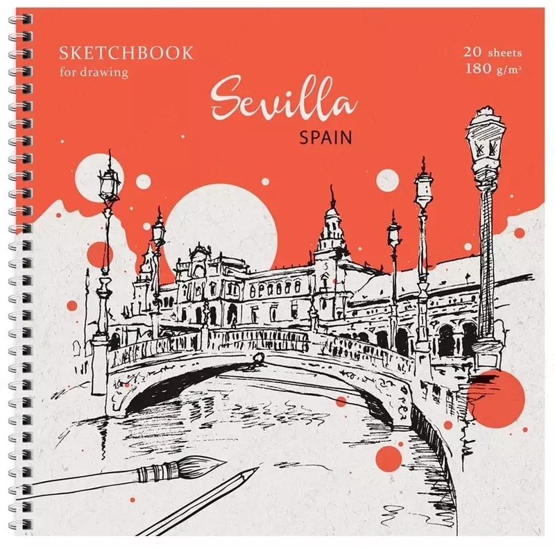 Блокнот - Скетчбук для акварели ArtSpace "Countries" (20 листов) Арт. - Сак20грг_38352