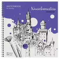 Блокнот - Скетчбук для акварели ArtSpace "Countries" (20 листов) Арт. - Сак20грг_38352 - 39 000 сум