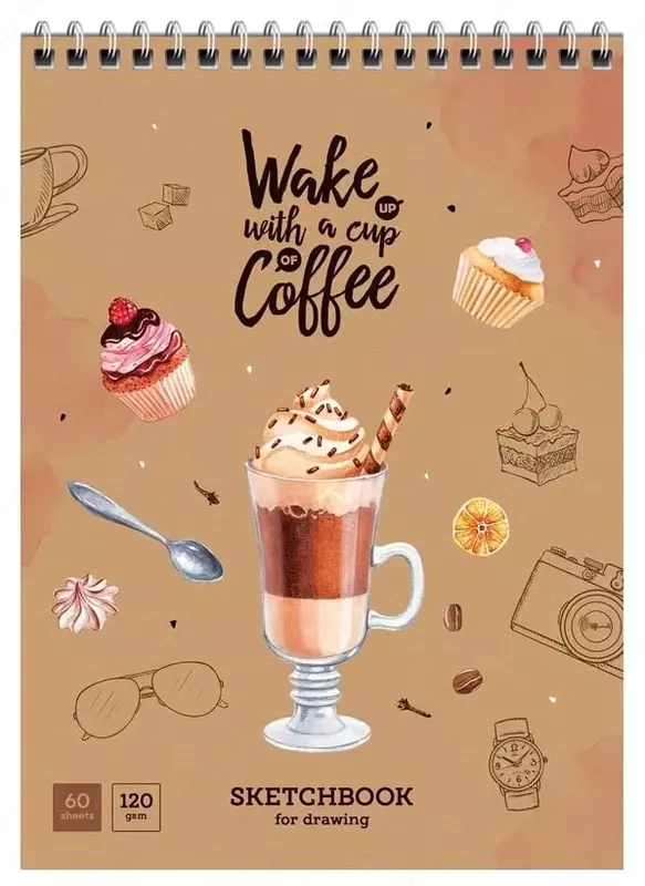 Блокнот - Скетчбук ArtSpace "Сладкая жизнь" А5 (60 листов) Арт. - Б5р60грв_28237