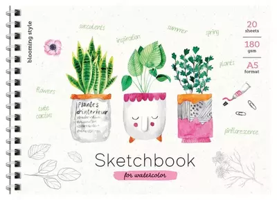 Daftar - Sketchbook ArtSpace "Yoqimli o'simliklar" A5 (20 varaq) Art. - B5a20grg_28235
