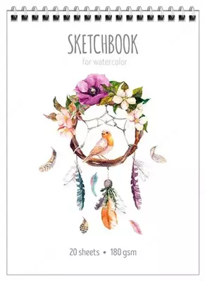 Блокнот - Скетчбук для акварели ArtSpace "My favorite things" А5 (20 листов) Арт. - Б5а20грв_15952