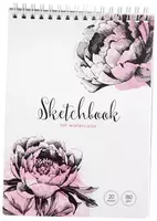 Блокнот - Скетчбук для акварели ArtSpace "Нежность" А5 (20 листов) Арт. - Б5а20грв_15950