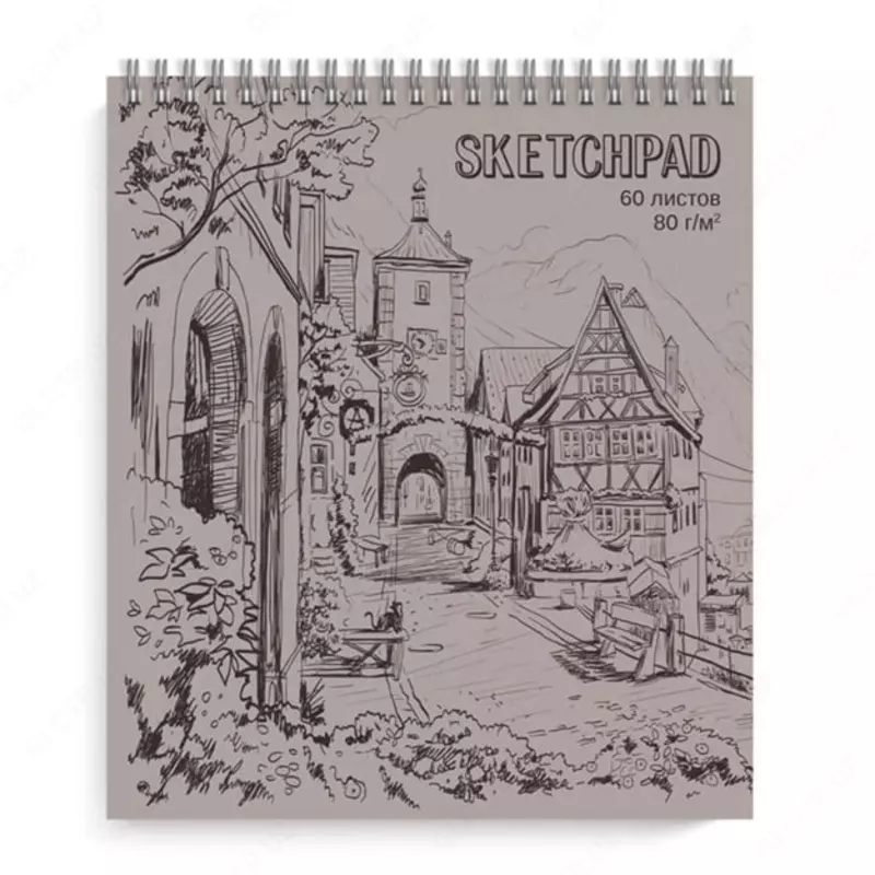 Блокнот - Скетчпад "Феникс+" А6 (60 листов) Арт. - 47269