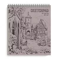 Блокнот - Скетчпад "Феникс+" А6 (60 листов) Арт. - 47269