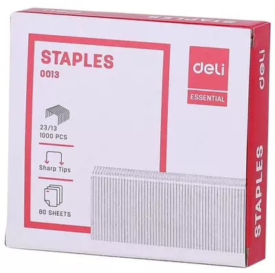 "Deli" stapler uchun mebel shtapellari No 13/8 (1000 dona) Art. - 70010-ET