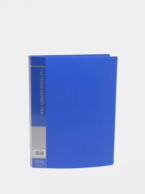 Папка - скоросшиватель "Deli" А4, пружинный механизм (Синяя) Арт. - 39611bl