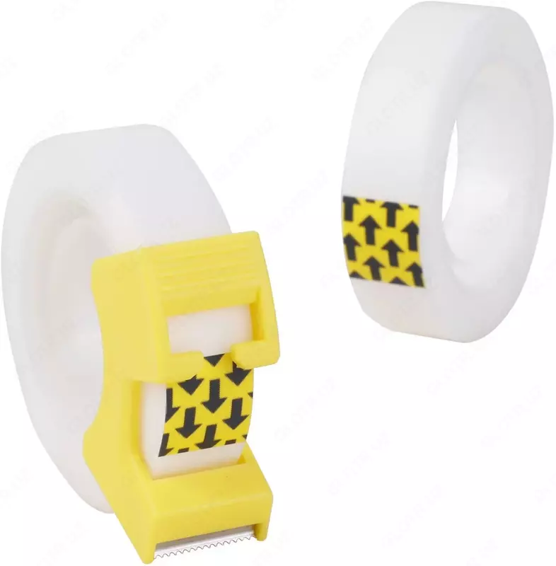 Скотч и Диспенсер "Deli Invisible" 2 шт., 12 мм х 18.3 м (Арт. - 30411-EA).