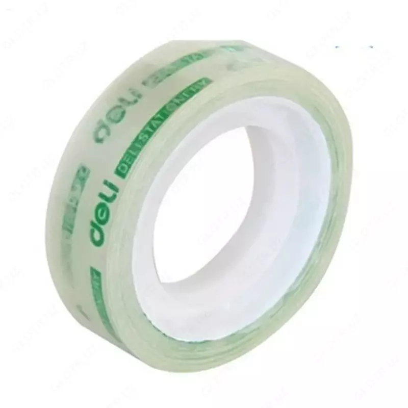 Клейкая лента "Deli" 12 мм х 14 м, 12 шт. (Арт. - 30011-12pcs) Прозрачная