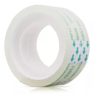 Yopishqoq lenta "Deli" 18 mm x 14 m (Art. - 30061) Shaffof