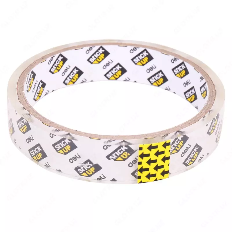 Yopishqoq lenta "Deli Magic" 18 mm x 25 m (Art. - 30938) Shaffof