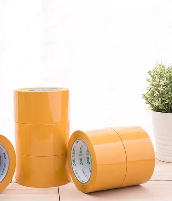 Клейкая лента "Deli" 60 мм х 100 м (Арт. - 30359) Желтая