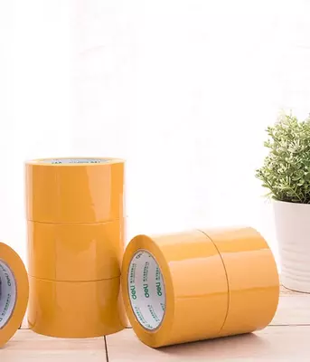 Клейкая лента "Deli" 60 мм х 100 м (Арт. - 30359) Желтая