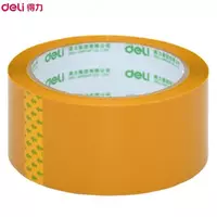 Yopishqoq lenta "Deli" 60 mm x 60 m (Art. - 30358) Sariq