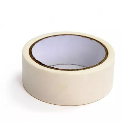 Клейкая малярная лента "Deli Masking" 36 мм х 18 м (Арт. - 30672) Желтая